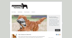 Desktop Screenshot of geronimokennels.com